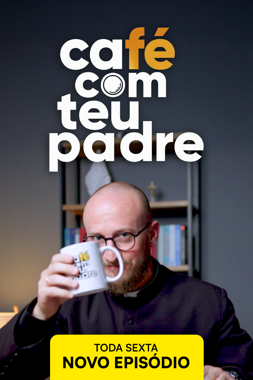 Cartaz de Café com teu padre